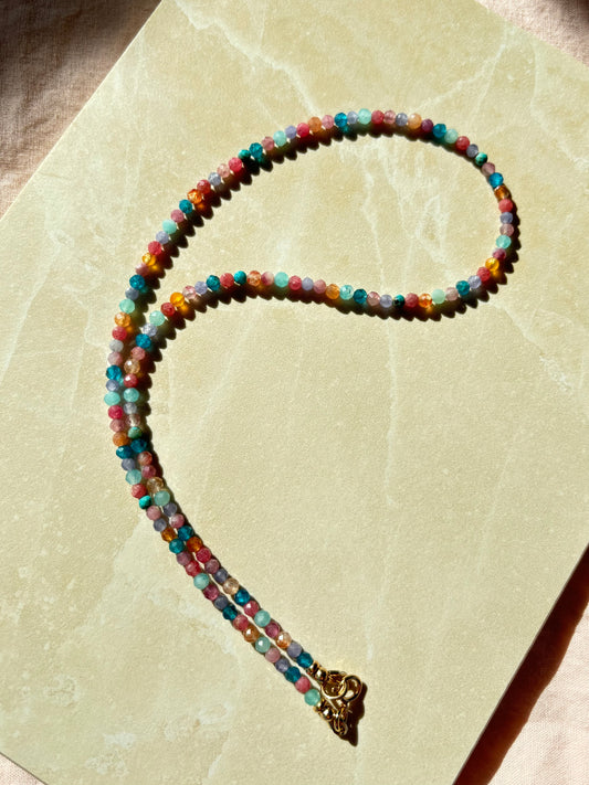 17" Semiprecious Gemstone Necklace
