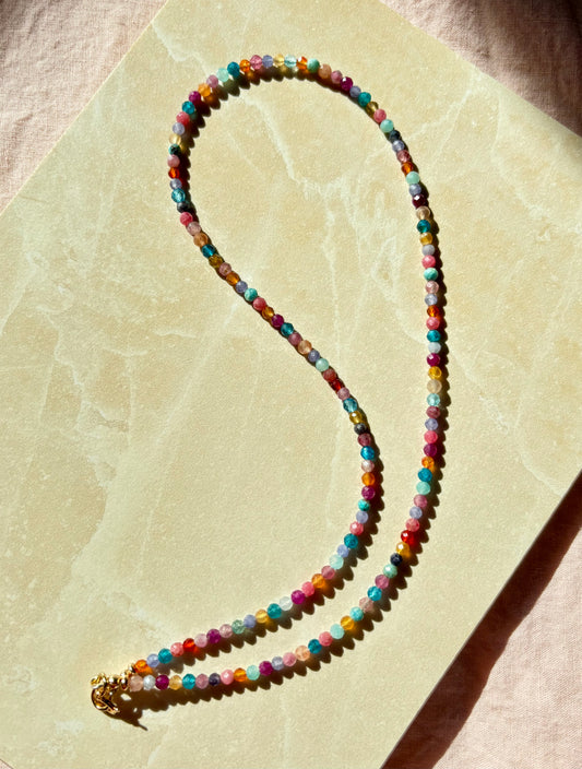 17.5" Semiprecious Gemstone Necklace