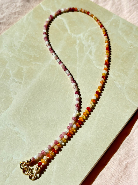 16.5" Semiprecious Gemstone Necklace