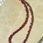 14" Ruby Necklace