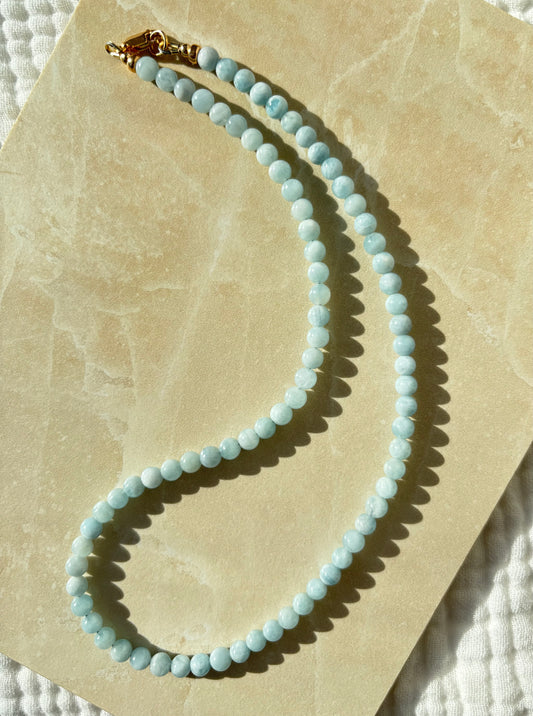 17" Aquamarine Necklace