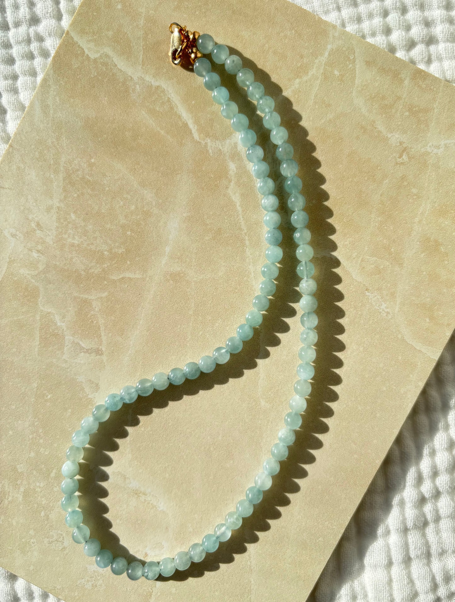 17" Aquamarine Necklace