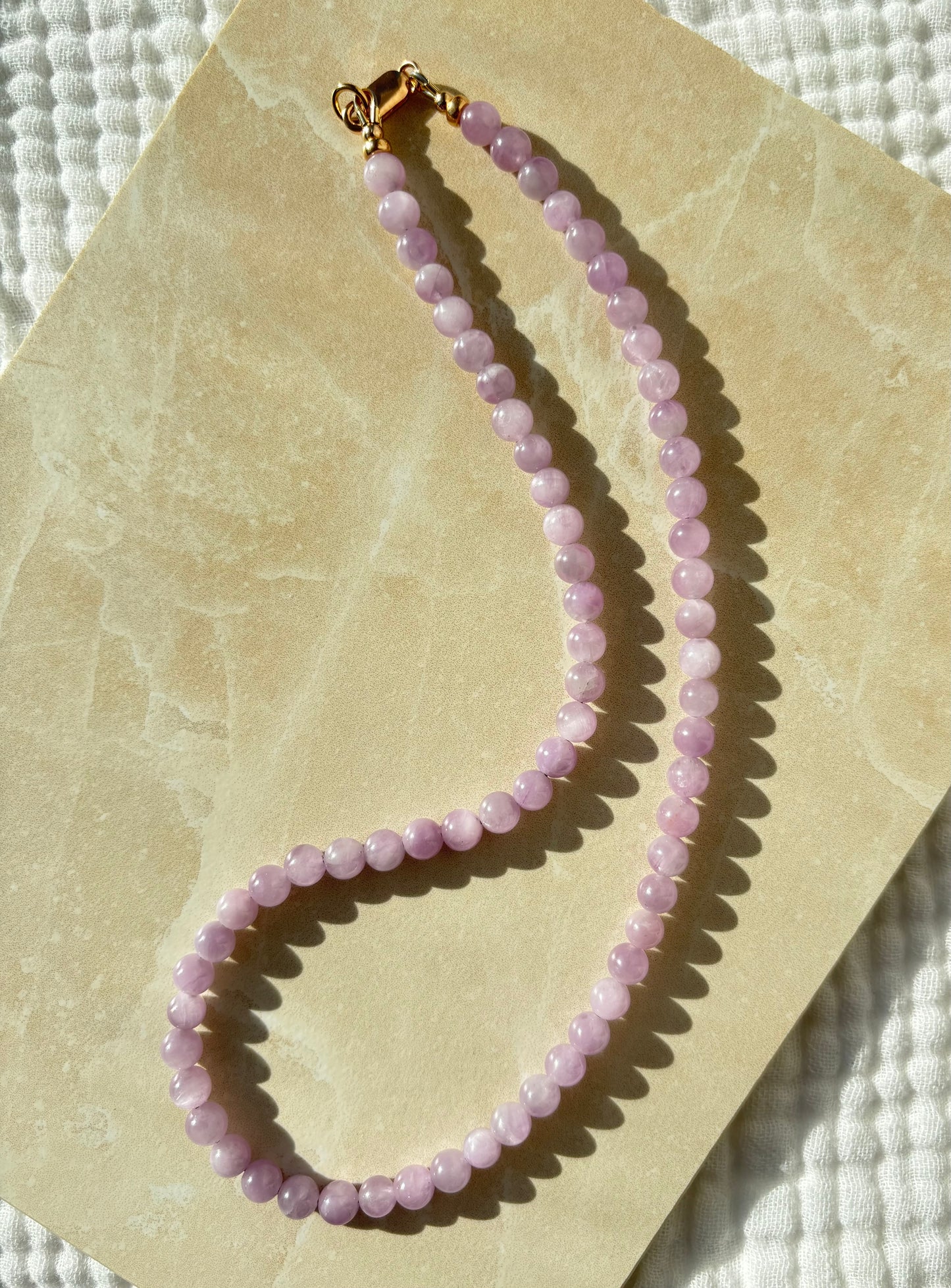 16.75" Kunzite Necklace